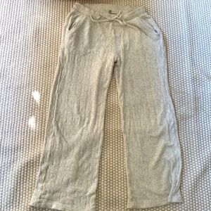 Intimissimi brand-off white long relaxed fit pants-size M